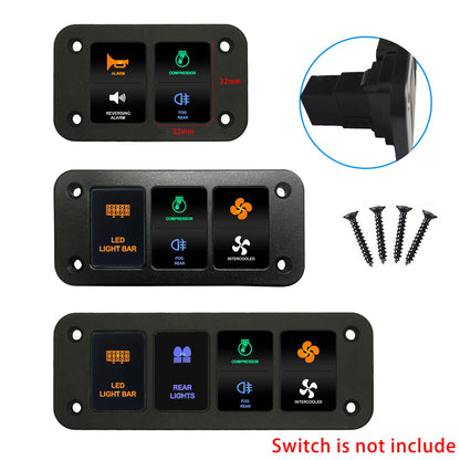 Toyota Push Switch Mount Bracket - 32x22mm Panel Holder for LandCruiser Prado Hilux Hiace Tacoma