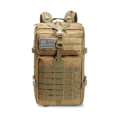 50L Tactical Backpack – Large Capacity Men’s Waterproof Rucksack for Hiking, Camping, Hunting & Outdoor Adventures