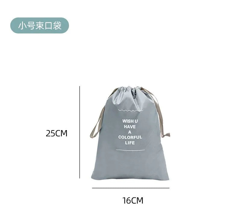 7/8/9/10-Pcs Travel Organizer Set — Portable Packing Cubes for Luggage, Clothes & Shoes, Foldable Storage Bags