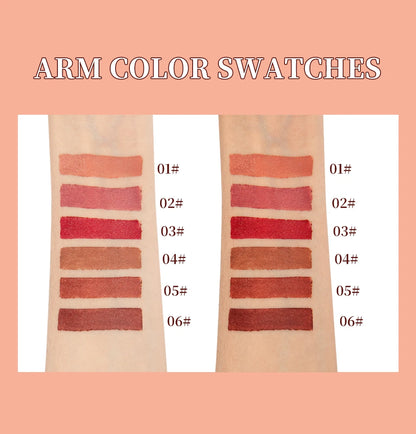 Twist-Up Lip Liner & Lipstick Pen – Multipurpose Velvet Matte Waterproof Lip Contour & Powder Blusher Rouge Makeup