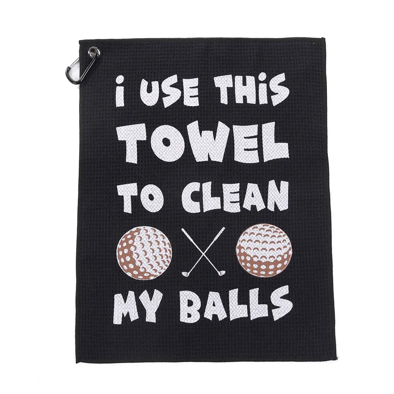 Golf Towel – Digital Print Logo, Super Absorbent & Soft Skin-Friendly Towel for Golf Course