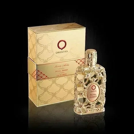 Orientica Royal Amber Rouge Oud Saffron Cologne – Unisex Rose Scented Eau de Parfum Long-Lasting Fragrance