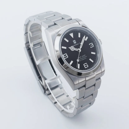 Corgeut 36mm/39mm Luxury Automatic Mechanical Watch – Sapphire Crystal, 10Bar Waterproof, Classic Number Dial Men’s Wristwatch