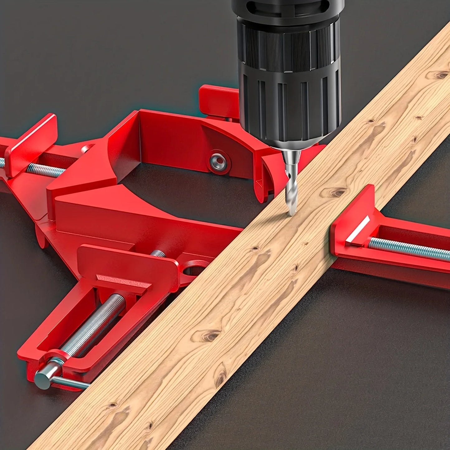 Right Angle Clamp – 90 Degree Corner Clamp for Picture Frames, Glass, DIY Woodworking Hand Tools