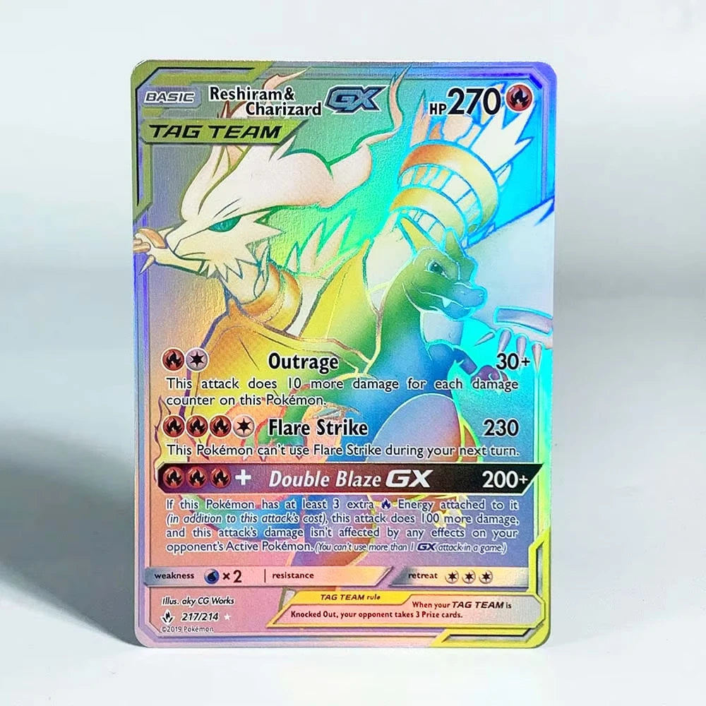 PTCG Charizard V VMAX EX GX Cards - Rare Collectible Battle and Proxy Trading Cards