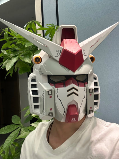 Bandai Gunpla RX-78 Gundam Head Collection – Wearable Robot Kit Action Figure, Cosplay Model for Kids, Halloween & Christmas Gift