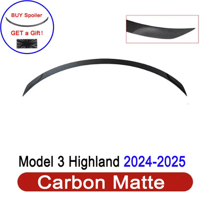 Newest Model 3 Highland 2025 Rear Spoiler – High-Performance Wing for Tesla Model Y (2017-2024) Car Accessories