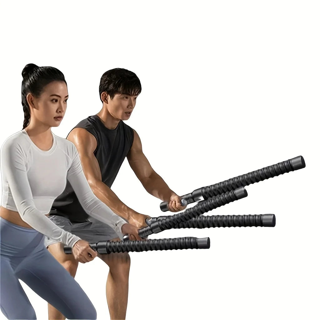 2PC Strength Training Grip Bar — Ergonomic Spring Arm Expander for Biceps & Triceps Muscle Training
