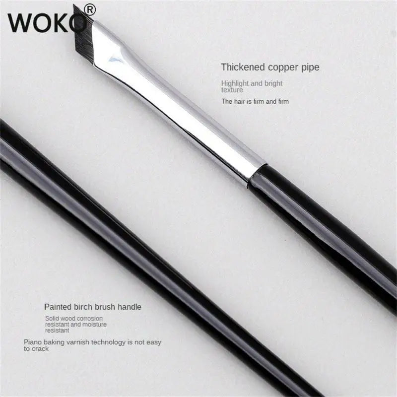 Upgrade Blade Eyeliner Brush - Ultra Thin Fine Angle Flat Eyebrow and Detail Brush for Precise Makeup Application