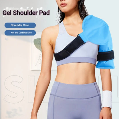 Adjustable Shoulder Ice Pack Wrap — Hot & Cold Gel Compress Support for Pain Relief & Injury Recovery