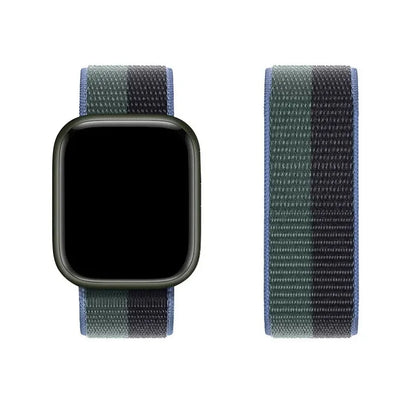 Sport Loop Strap for Apple Watch Band 40mm–49mm – Compatible with Series 3–10, SE & Ultra Adjustable Bracelet