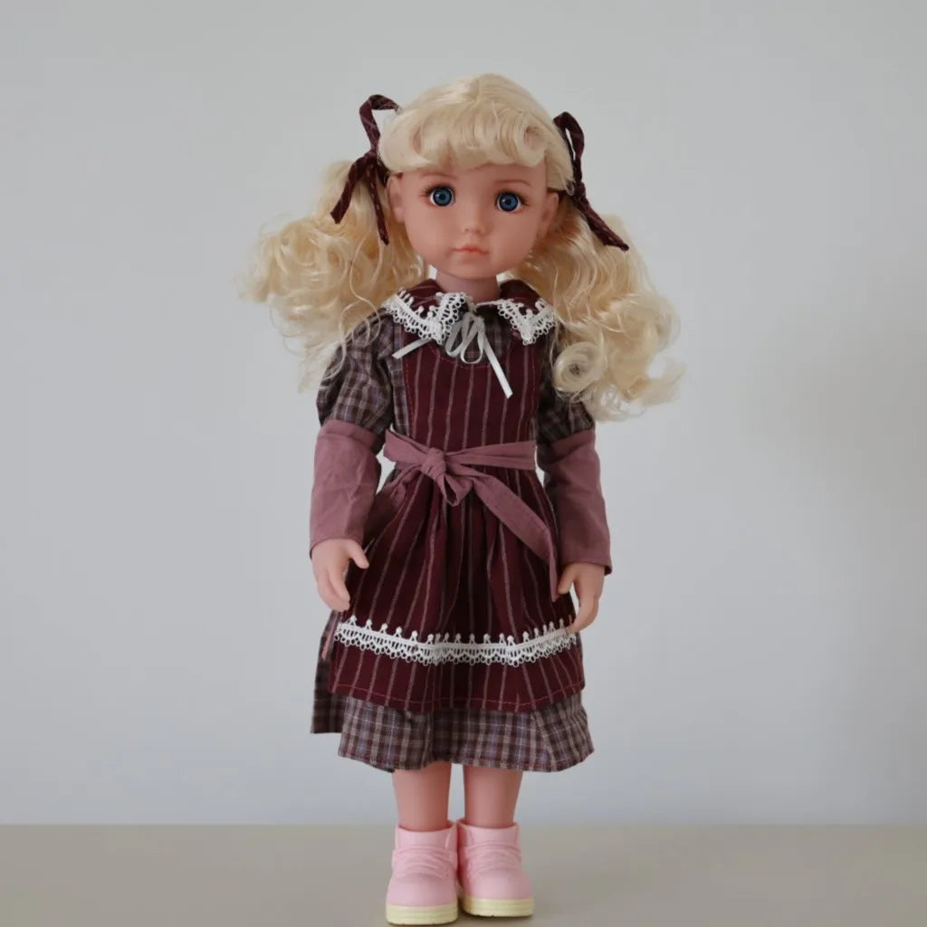 17-Inch Fashion Doll Toys – Realistic Vinyl Figures, Birthday Gift & Collectible Toy for Kids and Girls