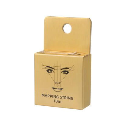 10m Pre-Inked Mapping String for Eyebrows – Microblading & PMU Marker Thread in Box for Tattoo Brow Mapping