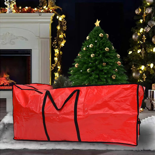 Christmas Tree Storage Bag - Waterproof, Durable Handles, Label Card Slot, Fits 5-9 Ft Artificial Trees