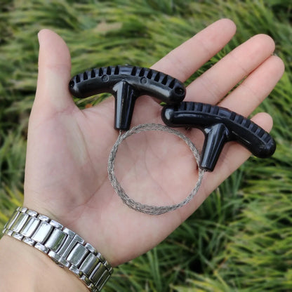 Baixiang Mini Pocket Wire Saw | Outdoor PP Handle Camping Survival Stainless Steel Water Grass Saw