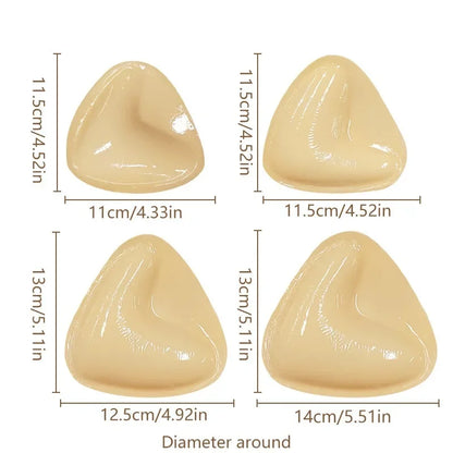 Self-Adhesive Push-Up Bra Inserts – Reusable Double-Sided Sticky Padding for Ultra Breast Lift