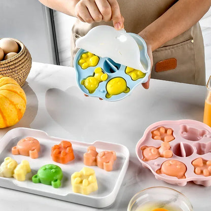 Silicone Baby Food Cake Mold – Heat Resistant Steaming, Boiling & Air Fryer Safe Complementary Food Kitchen Accessory