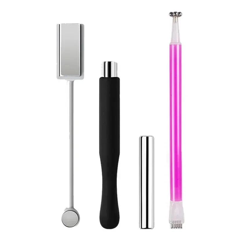 4PCS Multi-Functional Nail Art Magnet Set – Crystal Magnetic Bar for Gel Pattern Enhancement