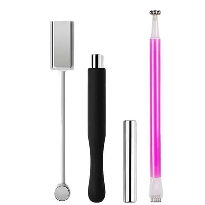 4PCS Multi-Functional Nail Art Magnet Set – Crystal Magnetic Bar for Gel Pattern Enhancement