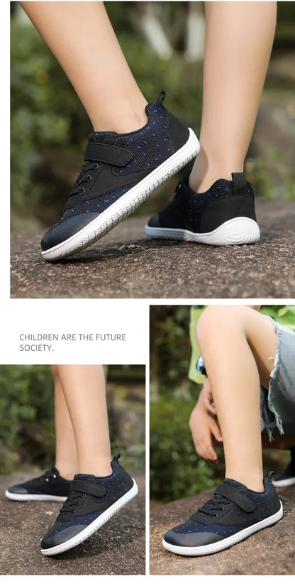 Wide Barefoot Shoes for Little & Big Kids – Boys & Girls Minimalist Sneakers, Lightweight Non-Slip Walking & Skate Flats