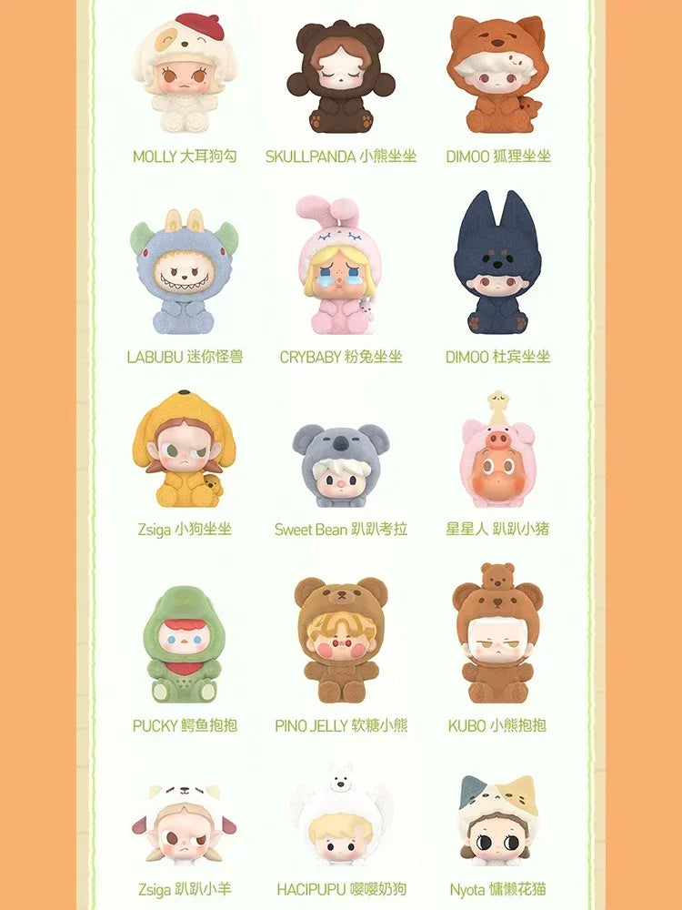 POP MART POP BEAN Pajamas Drag Series — Blind Box Mystery Toy Doll, Cute Desktop Figure Gift Collection