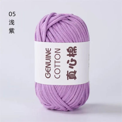 50g Genuine Cotton Yarn - Easy-to-Use Crochet Yarn for Beginners, Hand Knitting & DIY Projects (Scarves, Blankets, Hats, Clothes)