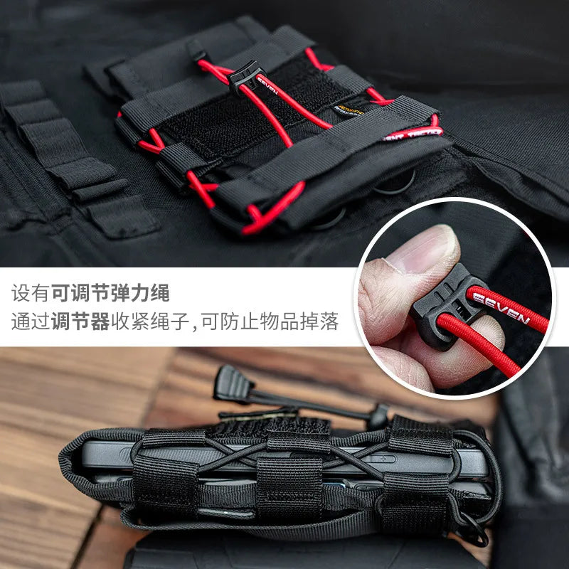 Outdoor Techwear Tactical Waist Bag - Multifunctional Quick-Release Pouch for Phone, Water Bottle & Intercom Gear