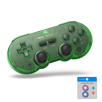8Bitdo SN30 Pro Bluetooth Gamepad Controller – Wireless Retro Joystick for Nintendo Switch, PC, Android, macOS, SteamOS & Raspberry Pi
