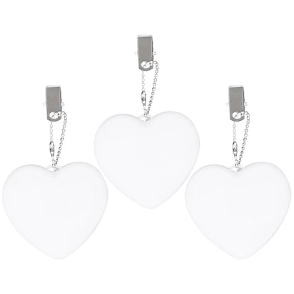 1/2/3PCS Purse Heart LED Light – Motion Activated Handbag Lamp, Heart Shaped Purse Charm for Women