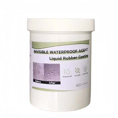 Transparent Waterproof Coating Sealant - Invisible Anti-Leak Paste for Roofs, Bathroom Walls, and Crack Repair with Brush