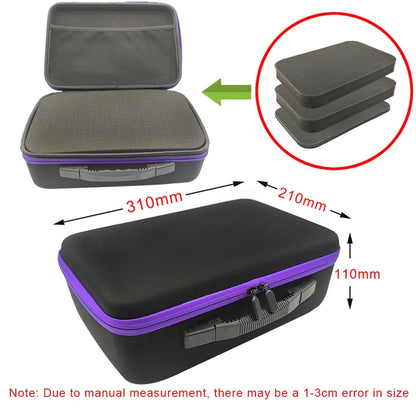 DIY Foam Hard Carry Case Storage Bag – Shockproof Travel Zipper Organizer for Camera & Outdoor Tool Accessories