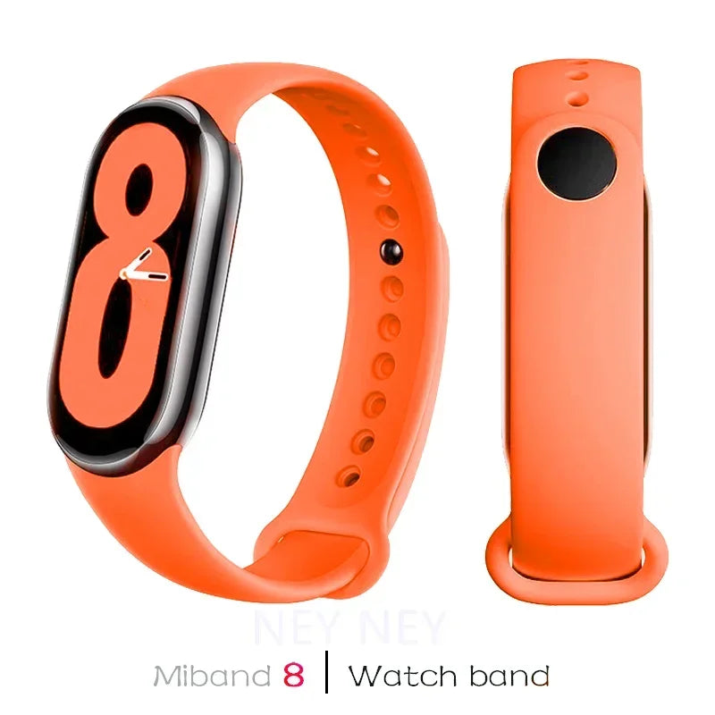 Waterproof Silicone Sport Strap for Xiaomi Mi Band 9/8/NFC – Replacement Smart Bracelet Accessory