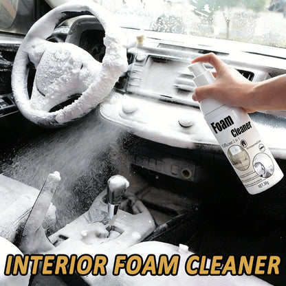 2-in-1 Foaming Car Seat Cleaner – Fast Stain Removal Fabric Cleaning Spray for Auto Seats & Upholstery, No Water Wash Needed