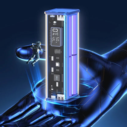 Professional 22.5W DIY Battery Charger Case – PD Fast Charging Box for 8PCS 18650 Polymer 20000mAh Battery