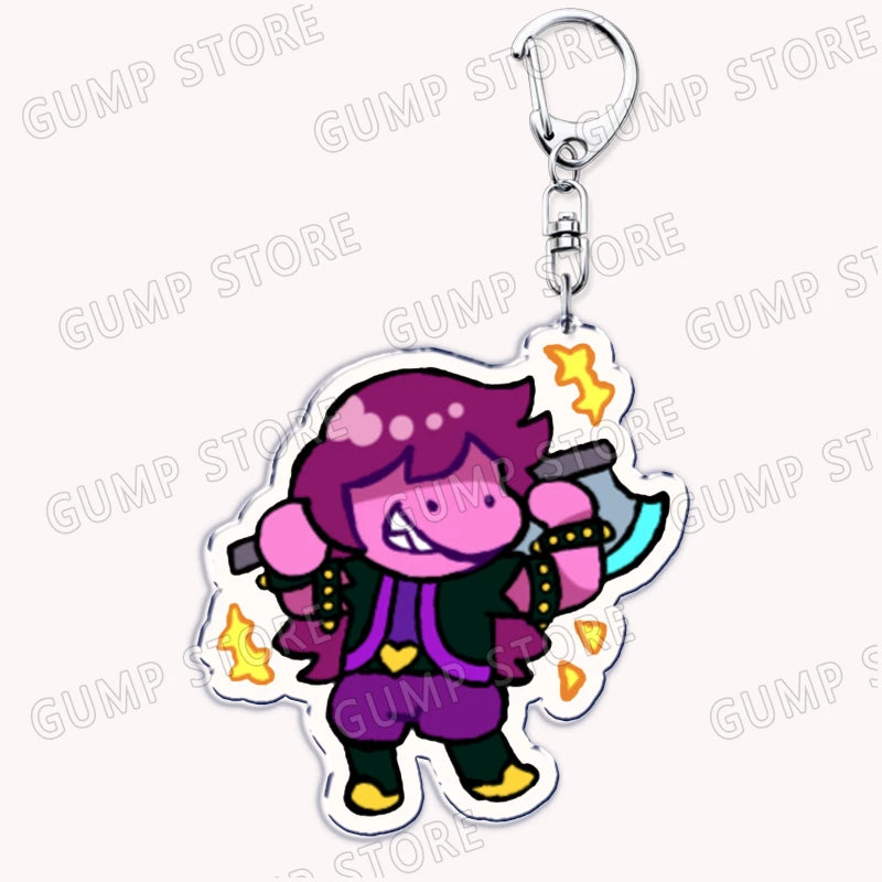 Deltarune & Undertale Keychains – Ralsei, Kris, Susie & Spamton Fan Gaming Accessories