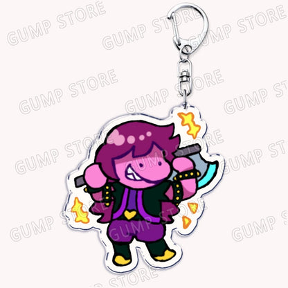 Deltarune & Undertale Keychains – Ralsei, Kris, Susie & Spamton Fan Gaming Accessories