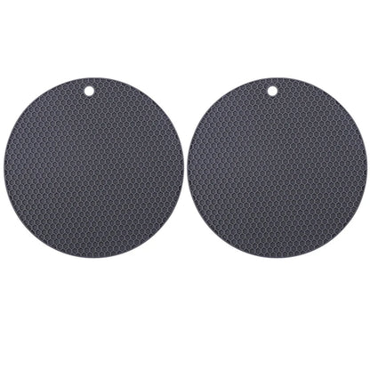 2/4 PCS Multifunction Heat Resistant Silicone Mats – Nonslip Drink Coasters, Pot Holders & Kitchen Placemats
