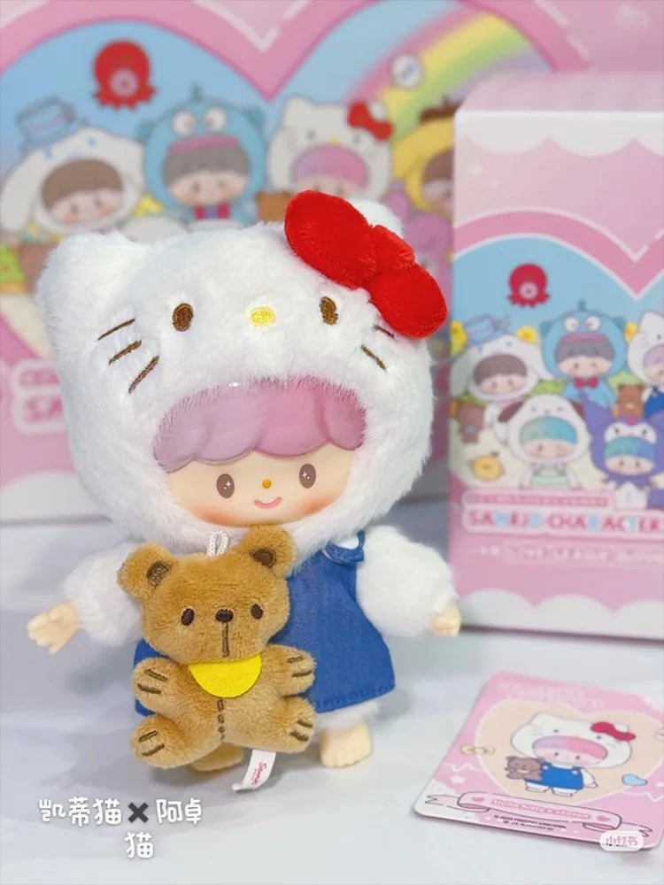Genuine Sanrio x zZoton Love-League Buddies Vinyl Dolls Blind Box – Cute Hello Kitty & Kuromi Collectible Toys Gift