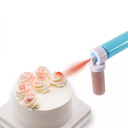 6 Colors Manual Pastry Airbrush Gun - Cake Sprayer for Pastry Decoration - Essential Kitchen Tool for Cake Artistry