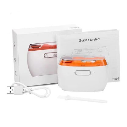 2-in-1 Electric Nail Clipper with Light - Type-C Rechargeable Manicure Machine, Portable Automatic Nail Cutter