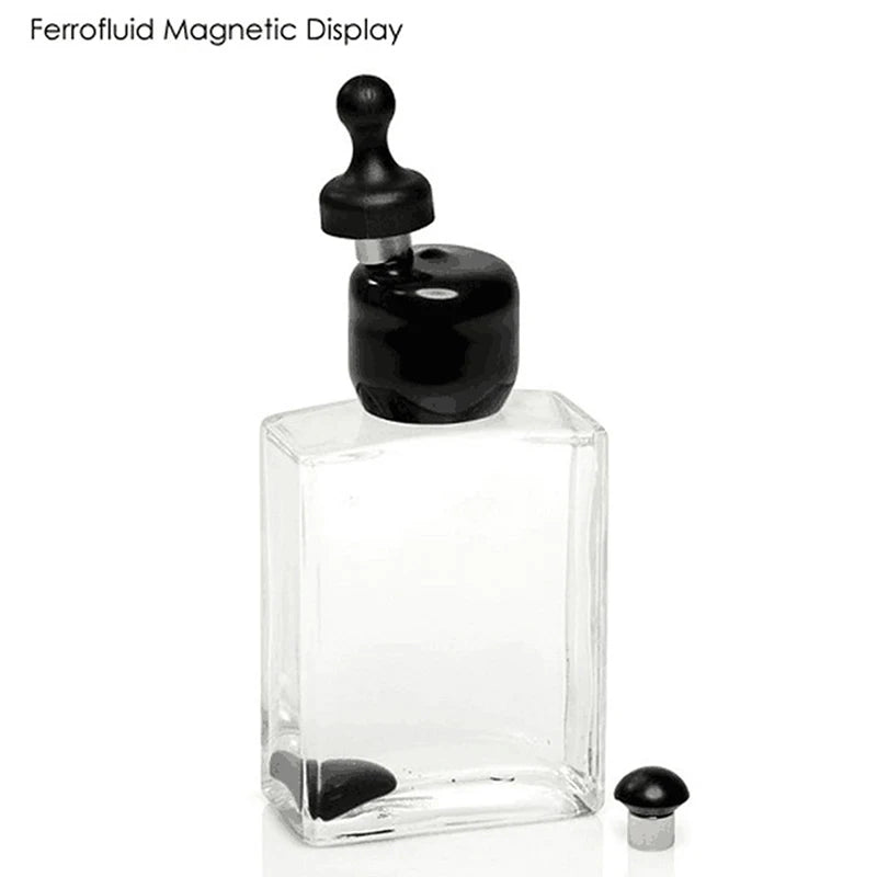 Ferrofluid Magnetic Liquid Display Toy – Stress Relief Science Desk Decompression Anti-Anxiety Fidget Toy, Interactive Moving Fluid Decor