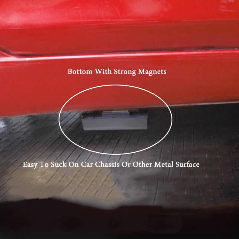 NewCreative Magnetic Black Safe Box — Hidden Key Storage for Home, Office, Car, Truck, and Caravan