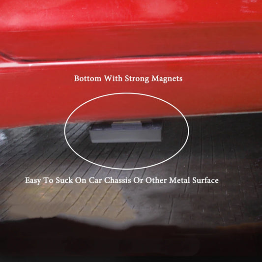 NewCreative Magnetic Black Safe Box — Hidden Key Storage for Home, Office, Car, Truck, and Caravan