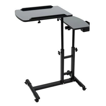 Portable Tattoo Workstation — Adjustable Dual Surface Table with Impact-Resistant Board