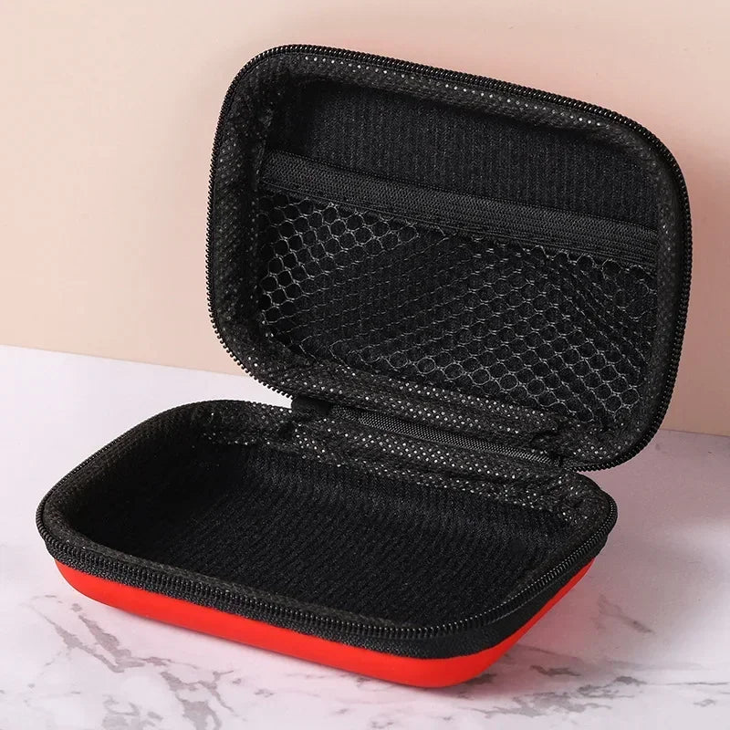 Sundries Travel Storage Bag – Zipper Case for Earphones, Portable Cable Organizer, Electronics Charging Storage