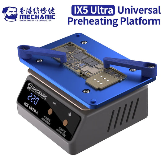 MECHANIC IX5 Universal Preheating Platform – Motherboard Layering, Tin Planting & Glue Removal Heating Table Tool