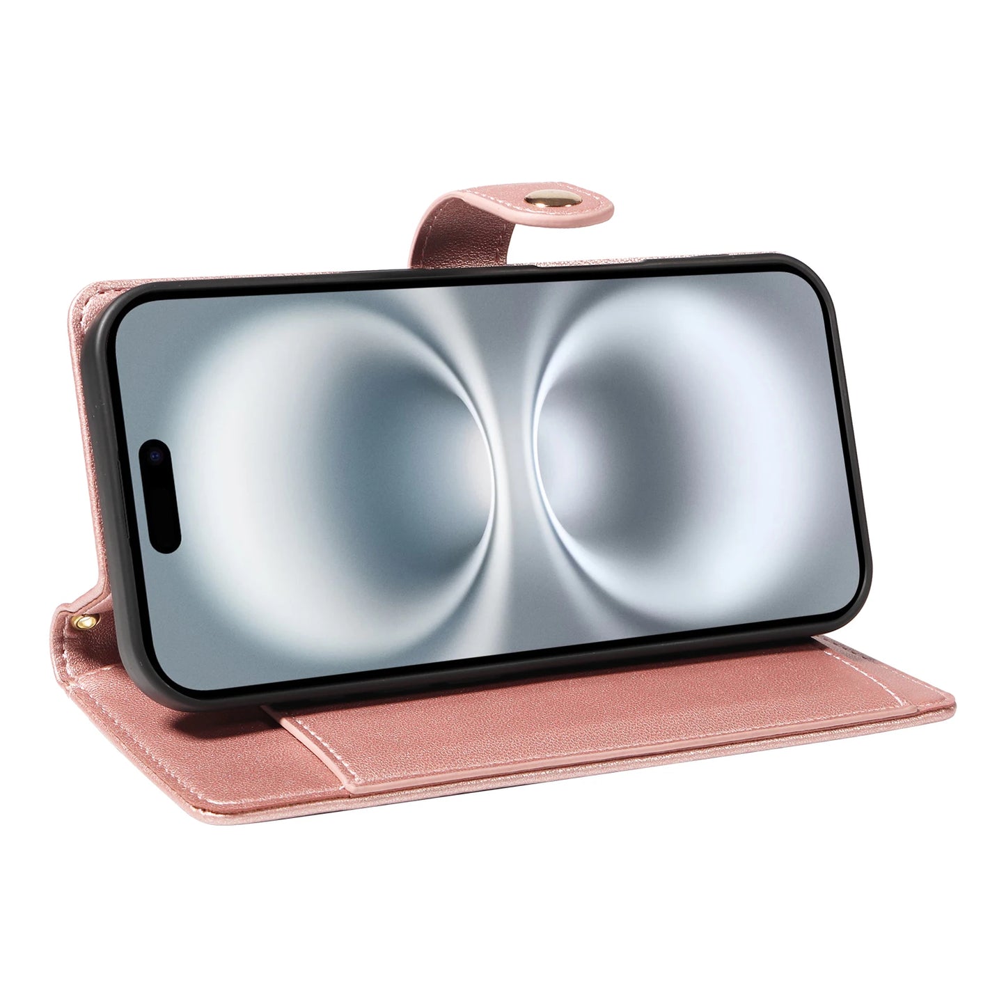 Crossbody Leather Wallet Case for iPhone – Zipper Card Slot Bag with Rhombus Design for iPhone 16/16 Pro Max/15/14/13/12/11/SE 2022