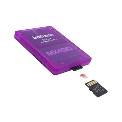 Bitfunx MX4SIO SIO2SD Adapter – MicroSD Game Card Reader for PS2 Sony PlayStation 2 Consoles