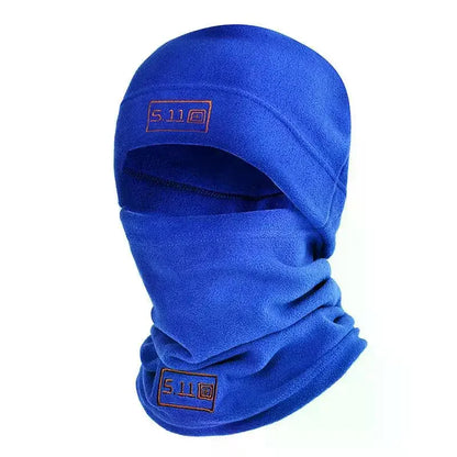 Tactical Fleece Hat & Scarf Set — Thermal Winter Balaclava Face Mask Neck Protector for Sports & Cycling