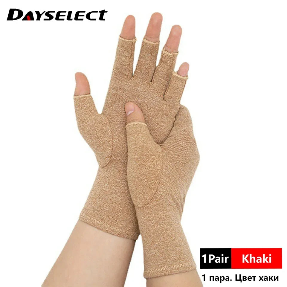 Compression Arthritis Gloves with Wrist Support – Joint Pain Relief Hand Brace for Men & Women, Therapy Wristband